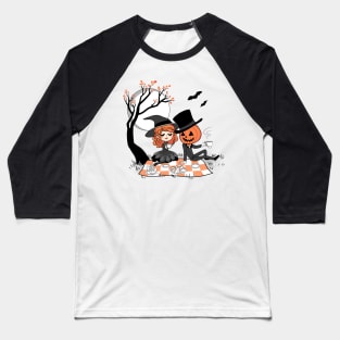 Spooky Tea Party Baseball T-Shirt